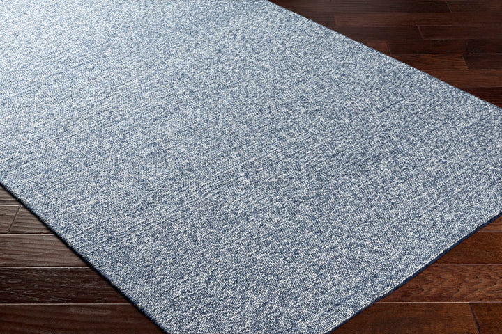 Alyra Contemporary Solid Blue Area Rug - The Rug Decor