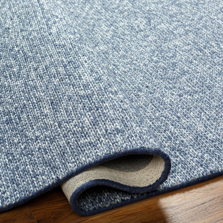 Alyra Contemporary Solid Blue Area Rug - The Rug Decor