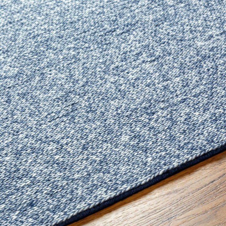 Alyra Contemporary Solid Blue Area Rug - The Rug Decor