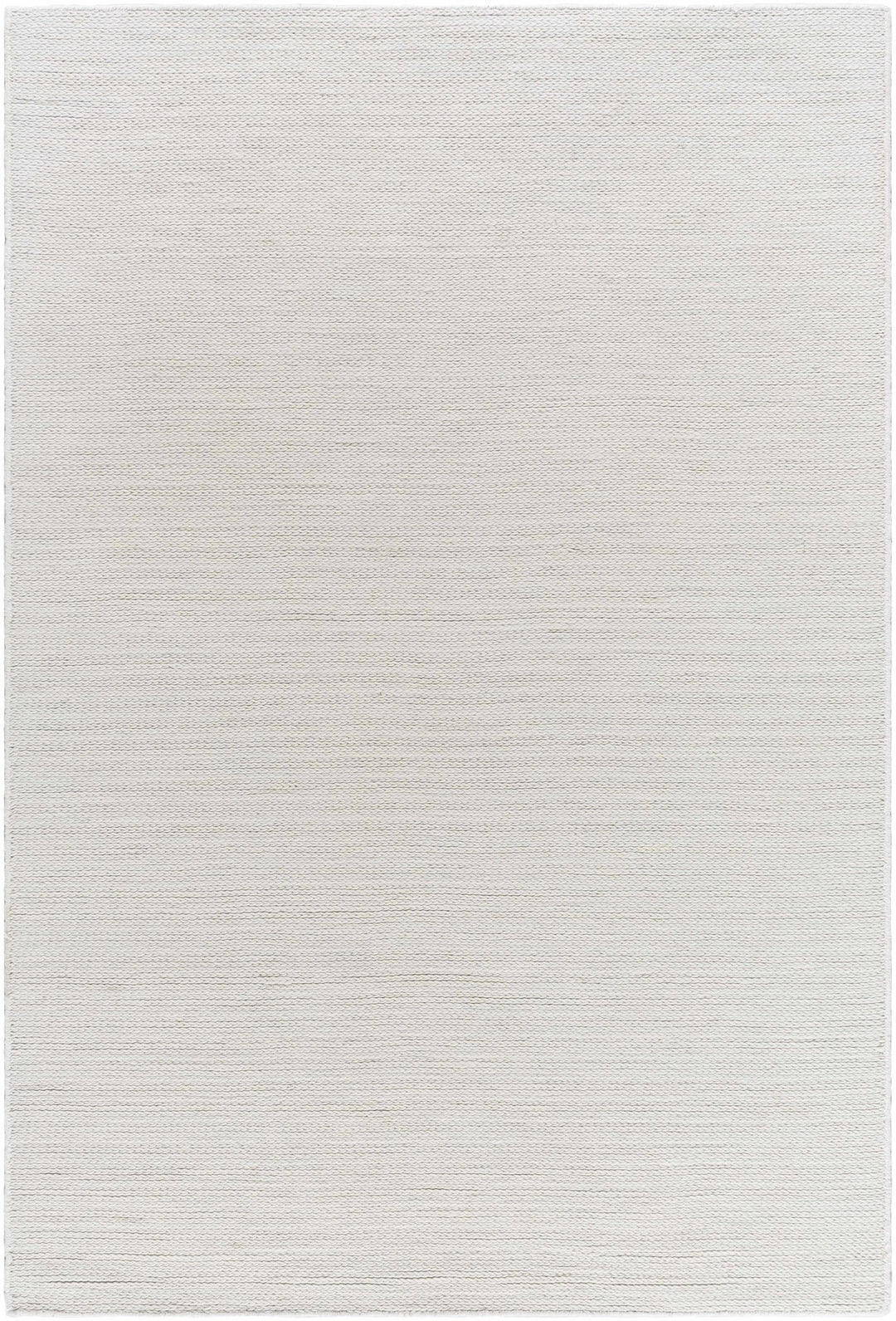 Alyra Modern White And Silver Wool Rug - The Rug Decor