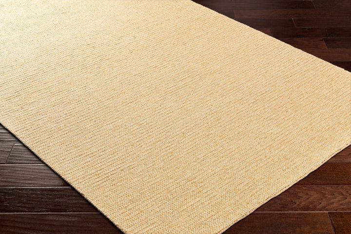 Alyra Yellow Contemporary Solid Design Hand Woven Area Rug - The Rug Decor