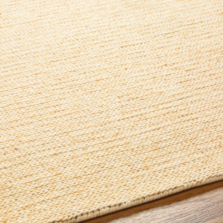 Alyra Yellow Contemporary Solid Design Hand Woven Area Rug - The Rug Decor