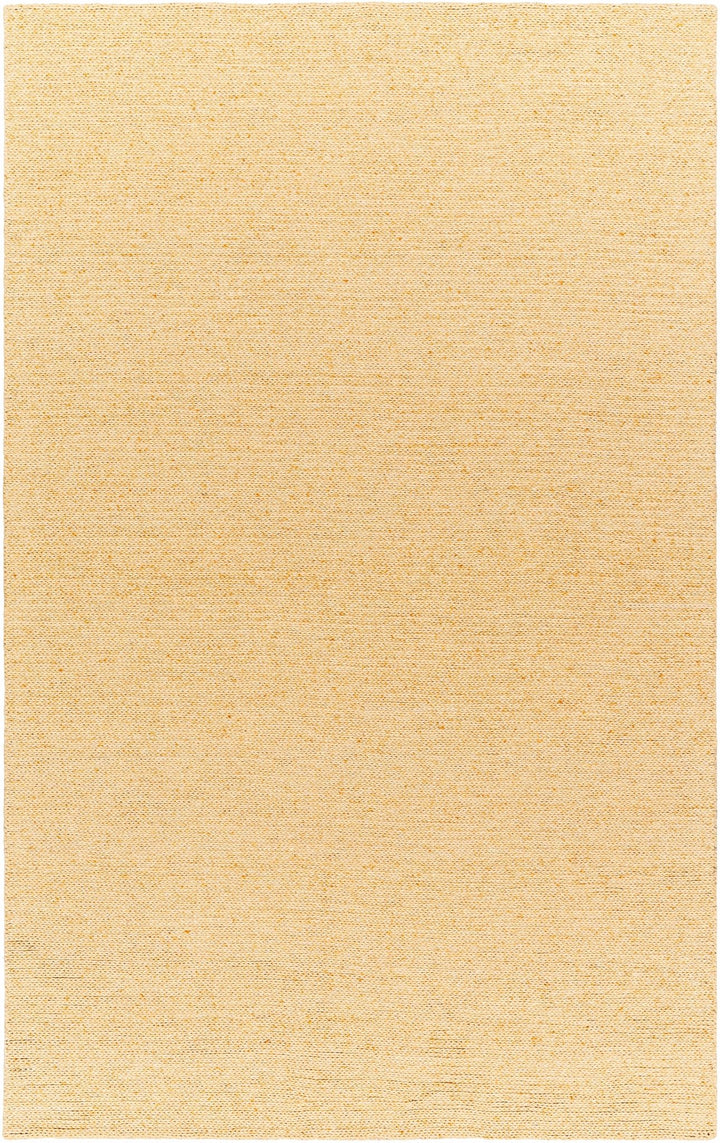 Alyra Yellow Contemporary Solid Design Hand Woven Area Rug - The Rug Decor