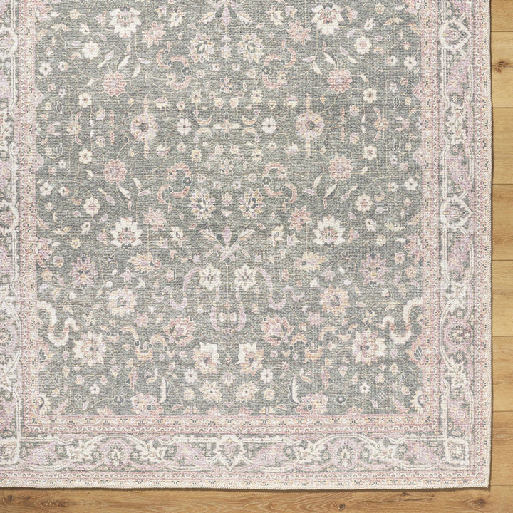 Alyson Traditional Green And Beige Washable Rug - The Rug Decor