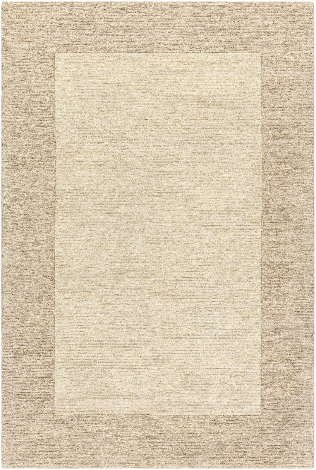 Amadi Modern Solid Design Beige Hand Tufted Wool Area Rug - The Rug Decor