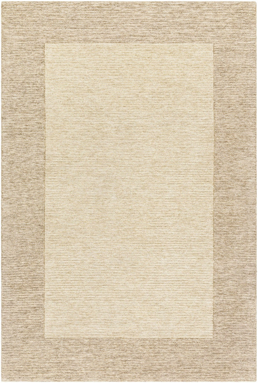 Amadi Modern Solid Design Beige Hand Tufted Wool Area Rug - The Rug Decor
