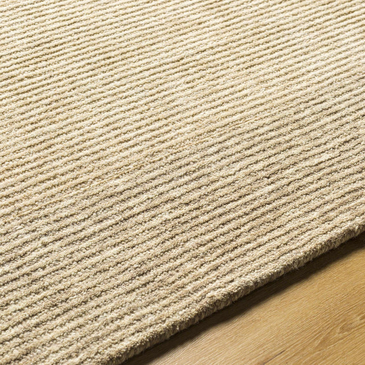 Amadi Modern Solid Design Beige Hand Tufted Wool Area Rug - The Rug Decor