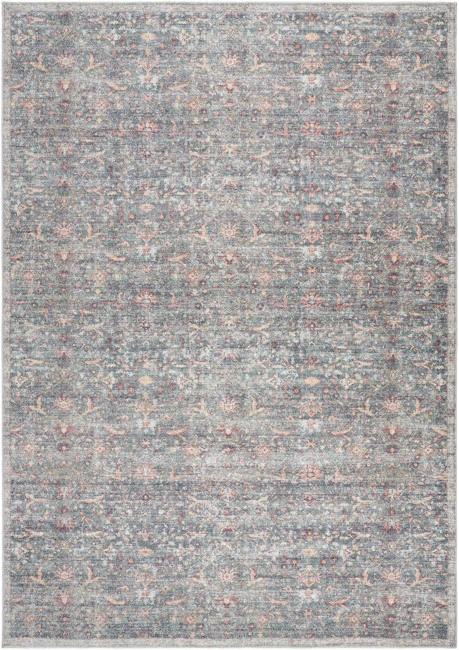 Amasai Traditional Style Gray And Charcoal Area Rug - The Rug Decor