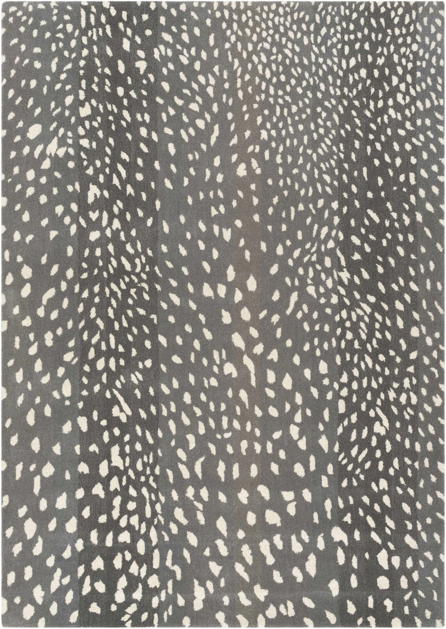 Amberley Gray And Ivory Modern Style Hand Tufted Area Rug - The Rug Decor