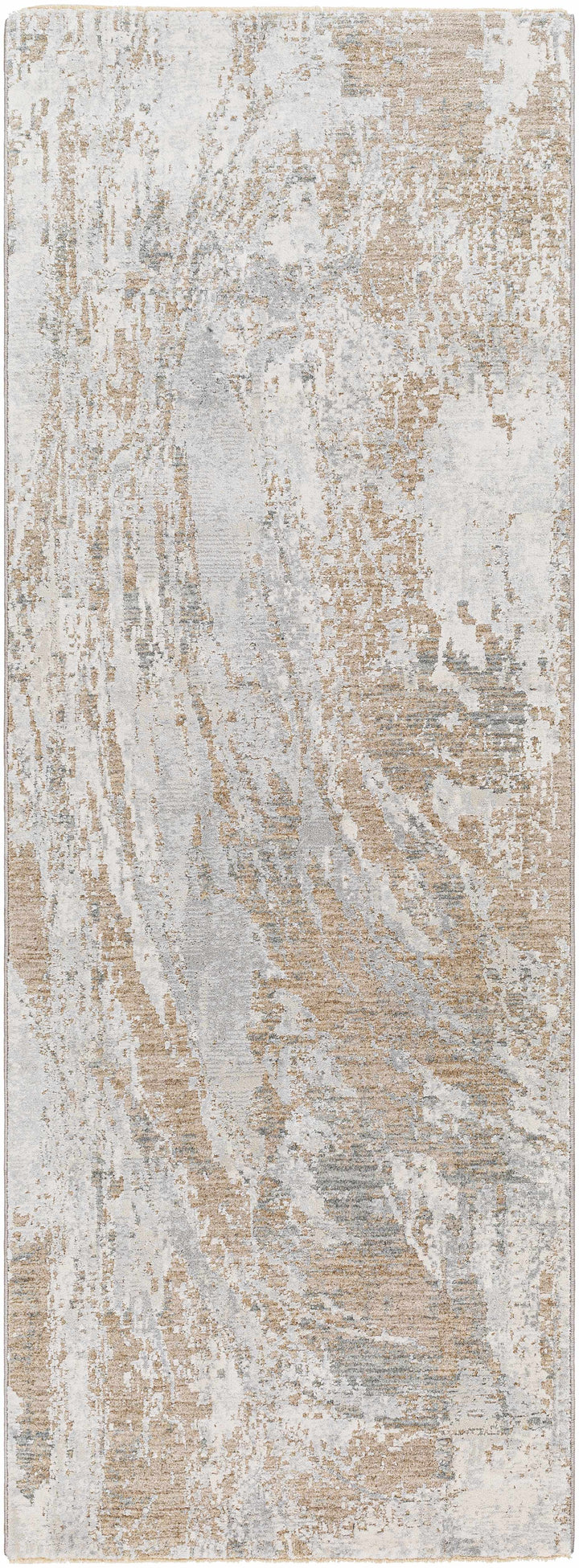 Ambra Gray And Tan Contemporary Abstract Design Rug