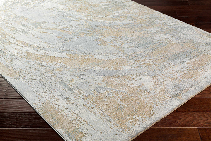 Ambra Gray And Tan Contemporary Abstract Design Rug