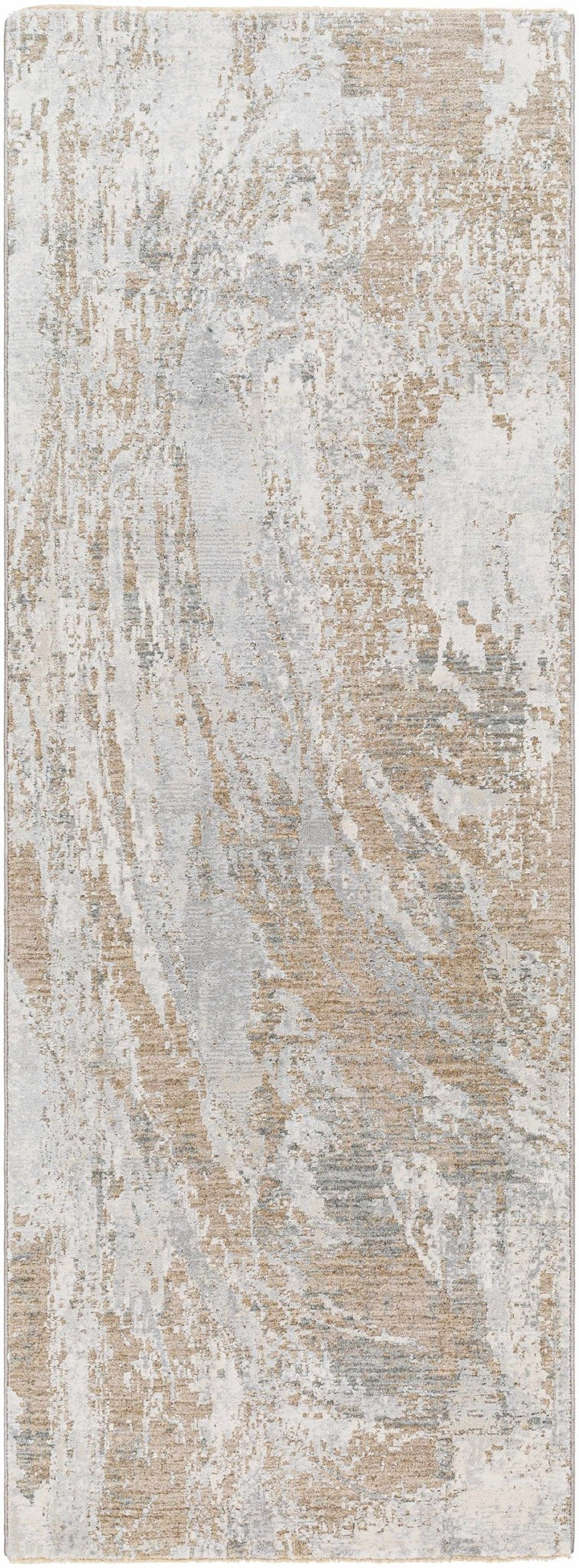 Ambra Gray And Tan Contemporary Abstract Design Rug - The Rug Decor