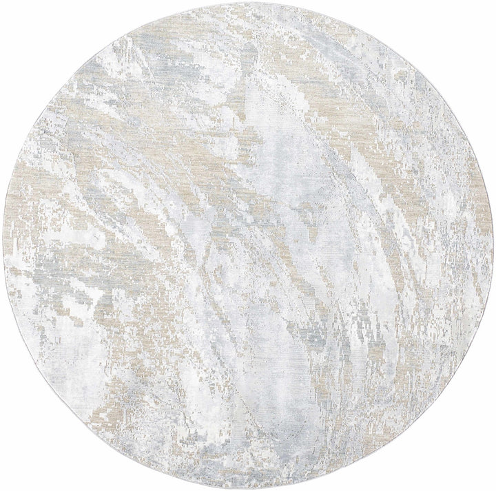 Ambra Gray And Tan Contemporary Abstract Design Rug - The Rug Decor