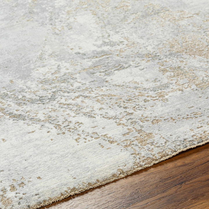 Ambra Gray And Tan Contemporary Abstract Design Rug