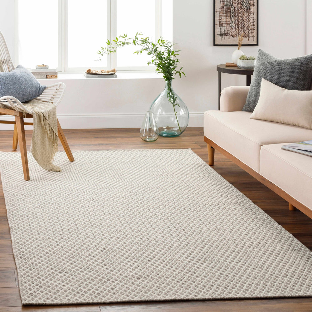 Amelia Gray And Ivory Modern Style Area Rug - The Rug Decor