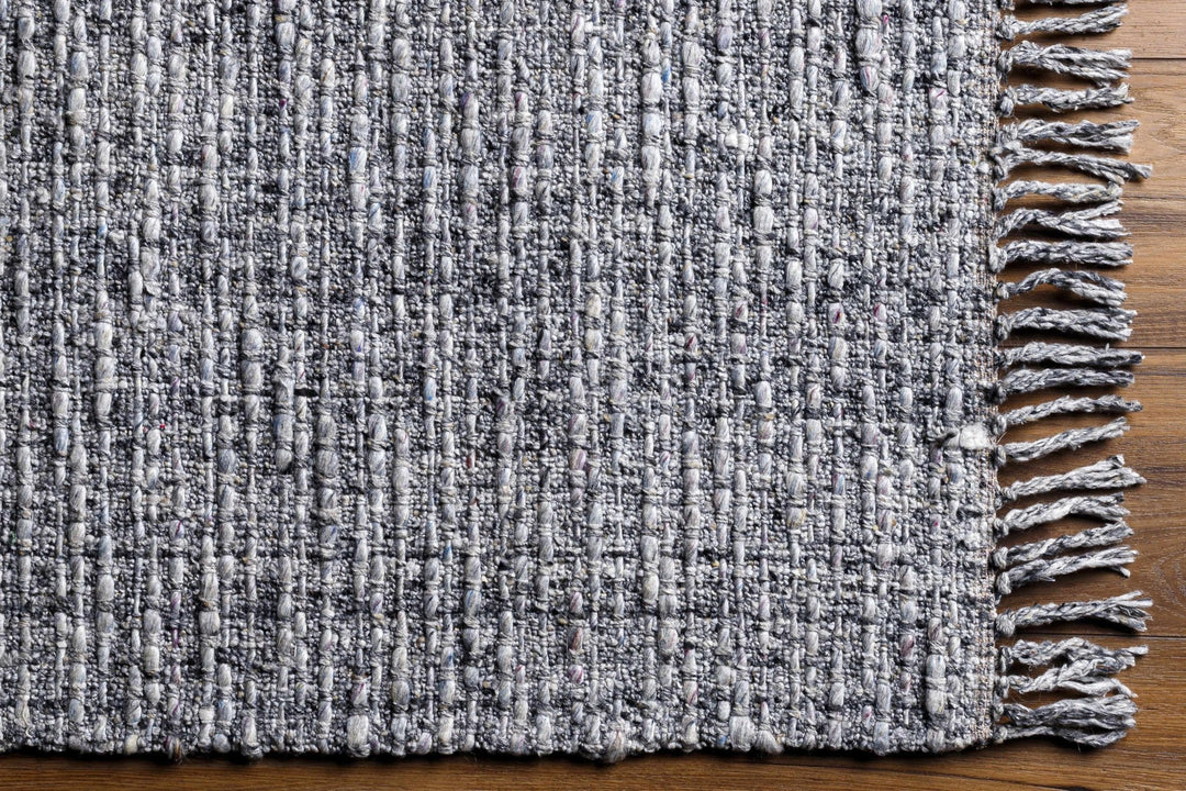 Amiel Contemporary Style Gray Hand Woven Wool Area Rug - The Rug Decor