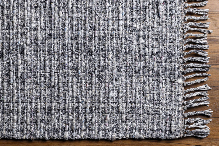 Amiel Contemporary Style Gray Hand Woven Wool Area Rug - The Rug Decor