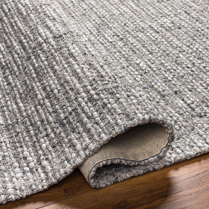 Amiel Contemporary Style Gray Hand Woven Wool Area Rug - The Rug Decor