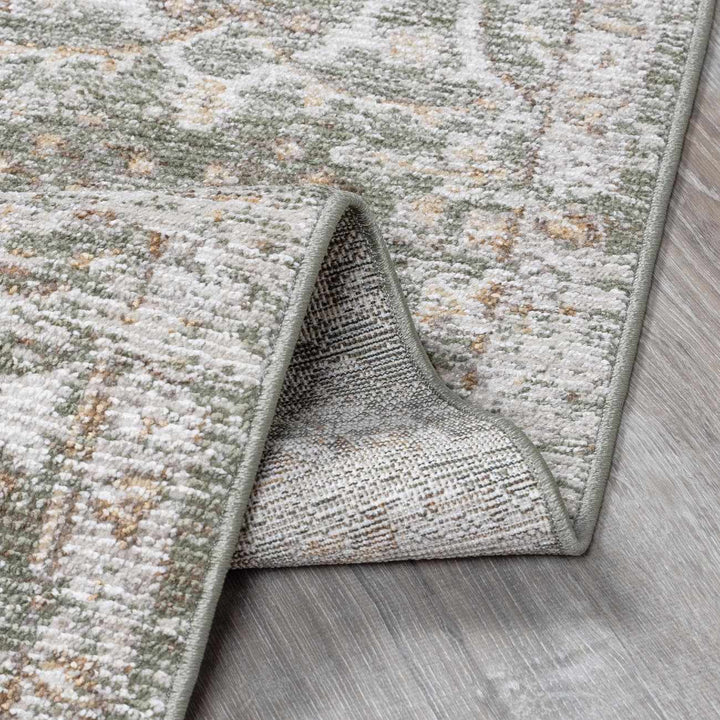 Amiyah Traditional Style Olive And Brown Area Rug - The Rug Decor