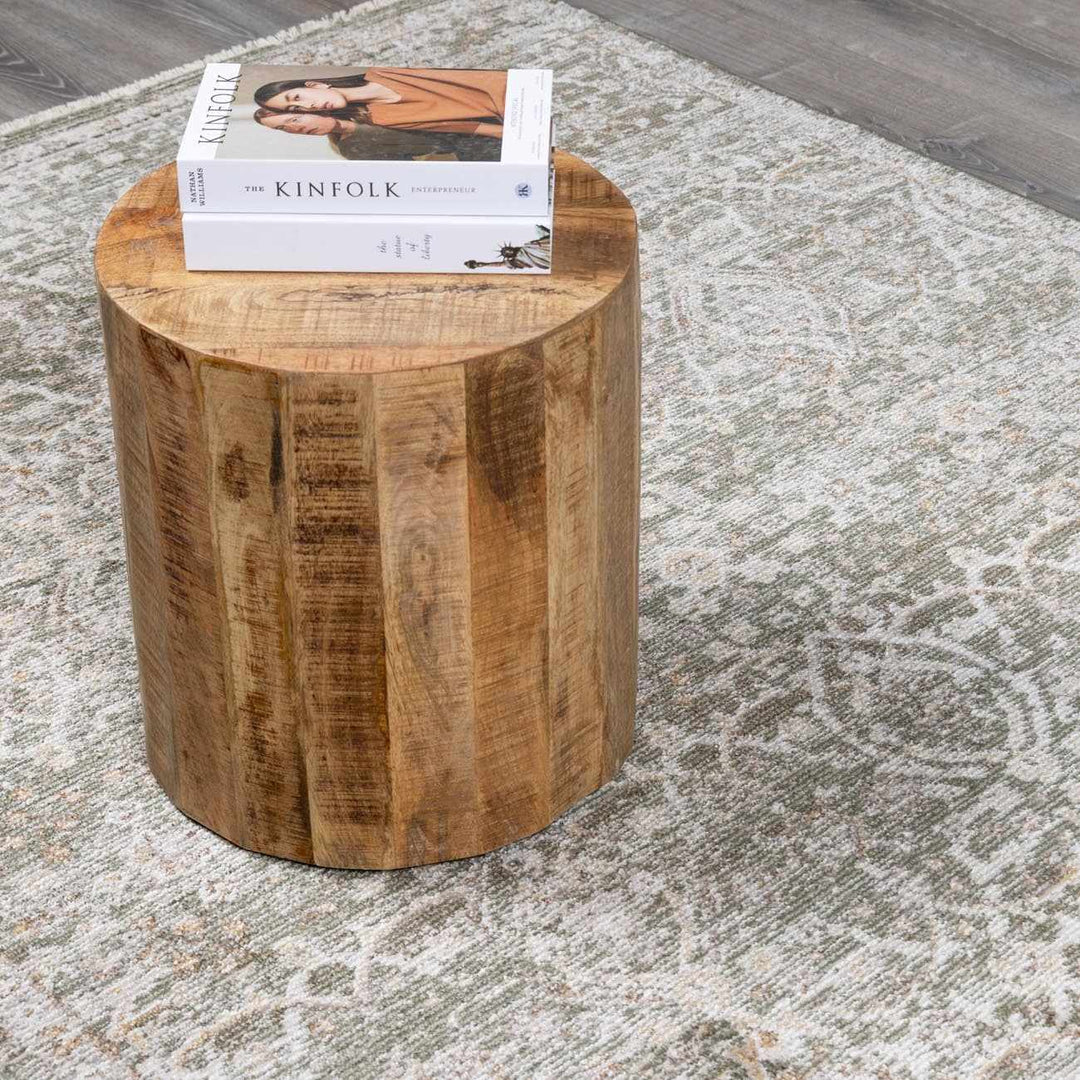 Amiyah Traditional Style Olive And Brown Area Rug - The Rug Decor