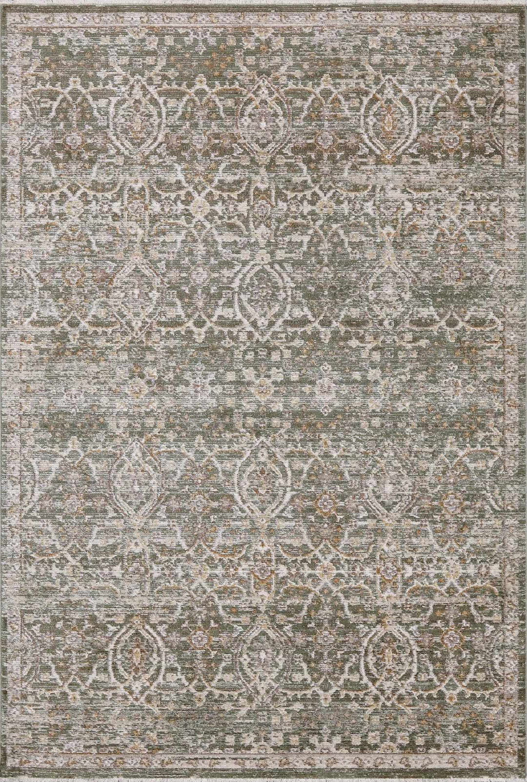 Amiyah Traditional Style Olive And Brown Area Rug - The Rug Decor