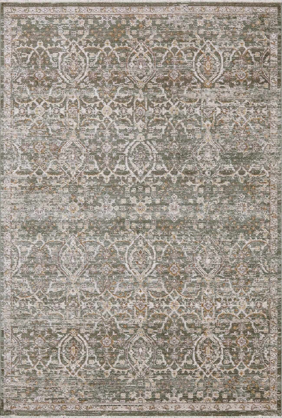 Amiyah Traditional Style Olive And Brown Area Rug - The Rug Decor