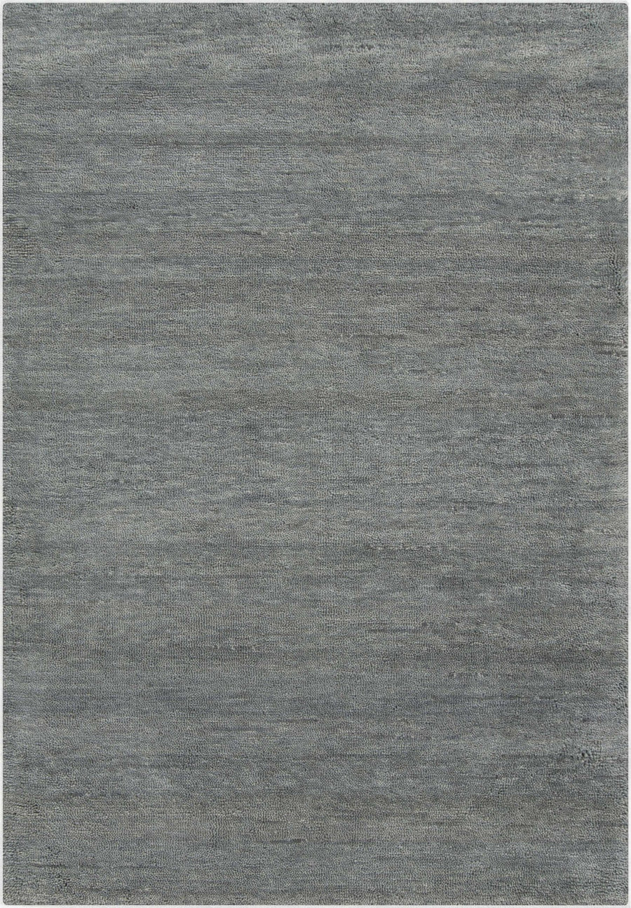 Ammanford Modern Solid Design Gray Wool Rug - The Rug Decor