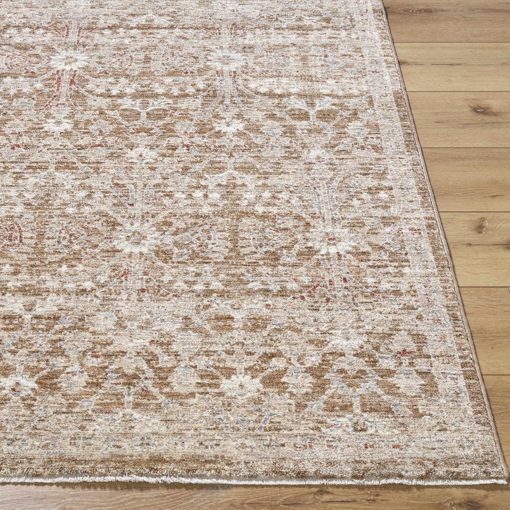 Ammiel Traditional Brown And Tan Rug - The Rug Decor