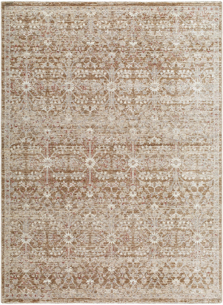 Ammiel Traditional Brown And Tan Rug - The Rug Decor