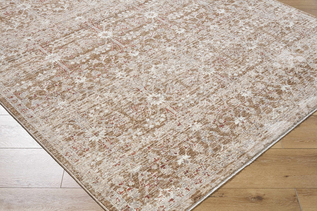 Ammiel Traditional Brown And Tan Rug - The Rug Decor