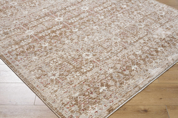 Ammiel Traditional Brown And Tan Rug - The Rug Decor