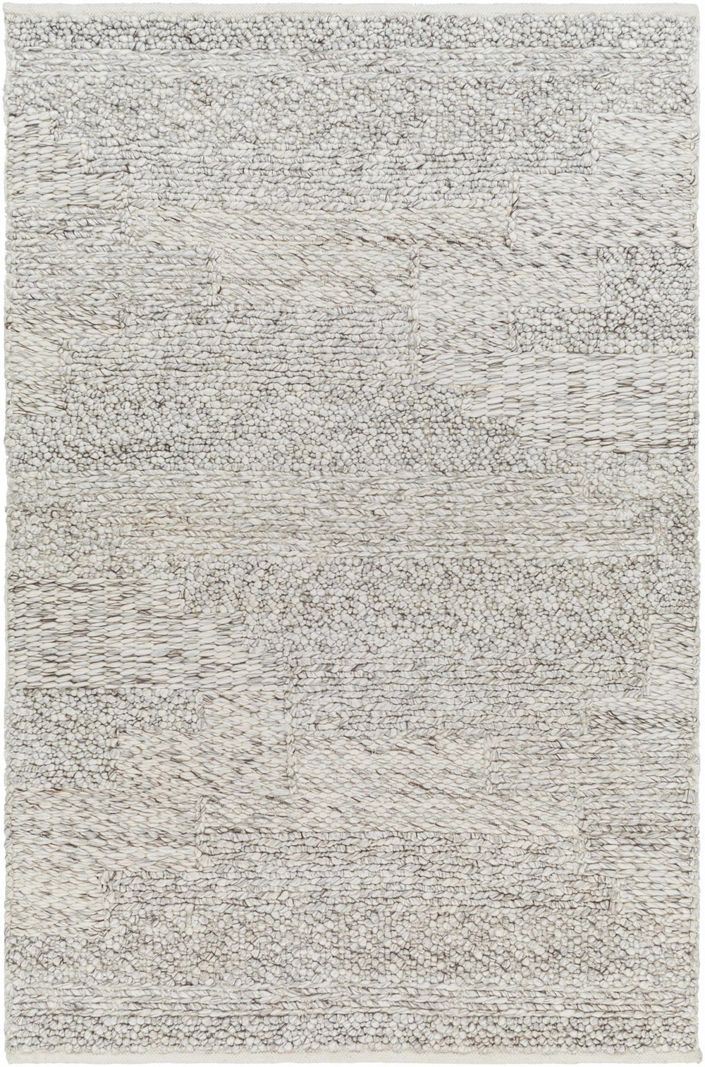 Amon Contemporary Gray And Ivory Area Rug - The Rug Decor