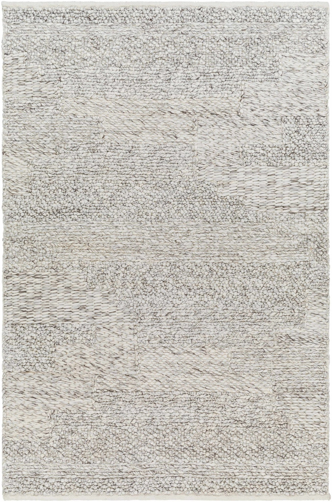 Amon Contemporary Gray And Ivory Area Rug - The Rug Decor