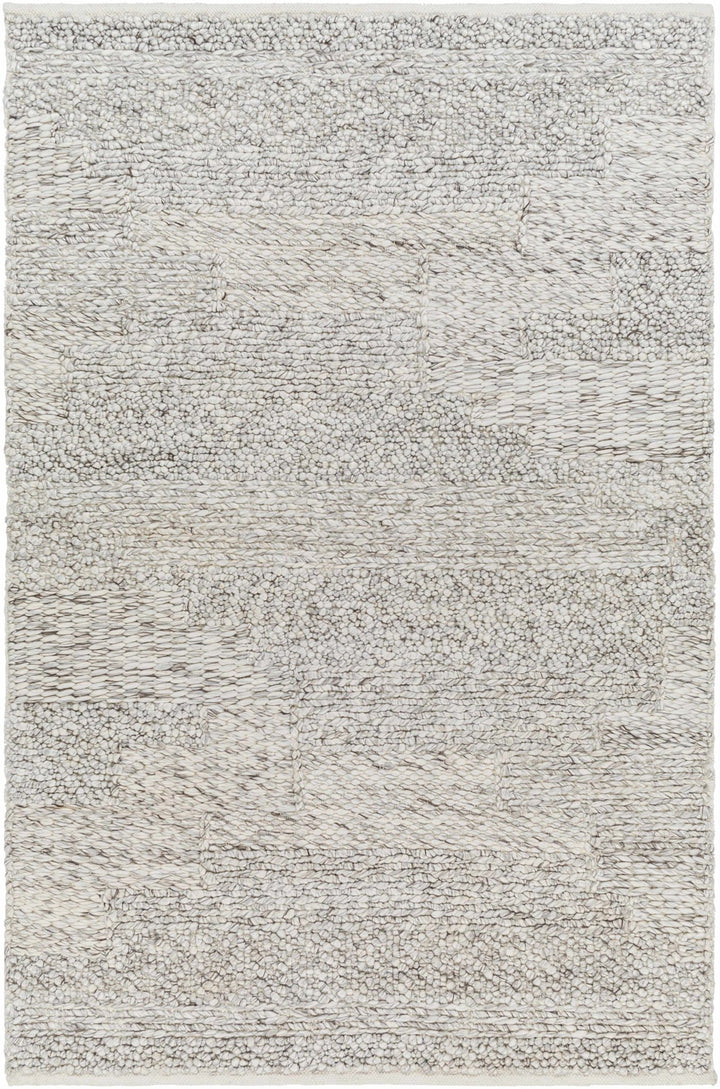 Amon Contemporary Gray And Ivory Area Rug - The Rug Decor