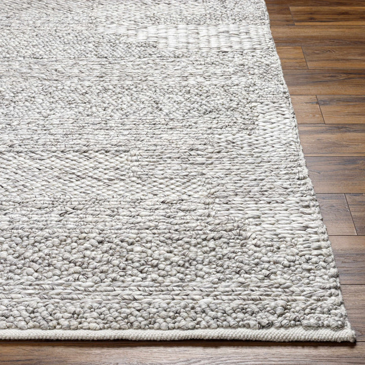 Amon Contemporary Gray And Ivory Area Rug - The Rug Decor