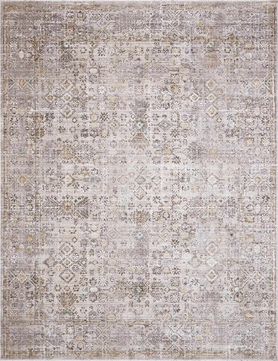Amondi Traditional Vintage Brown And Gray Area Rug - The Rug Decor