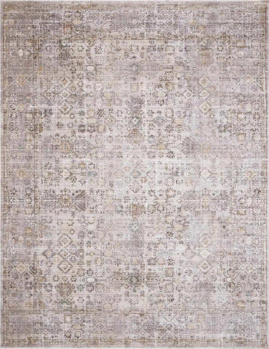Amondi Traditional Vintage Brown And Gray Area Rug - The Rug Decor