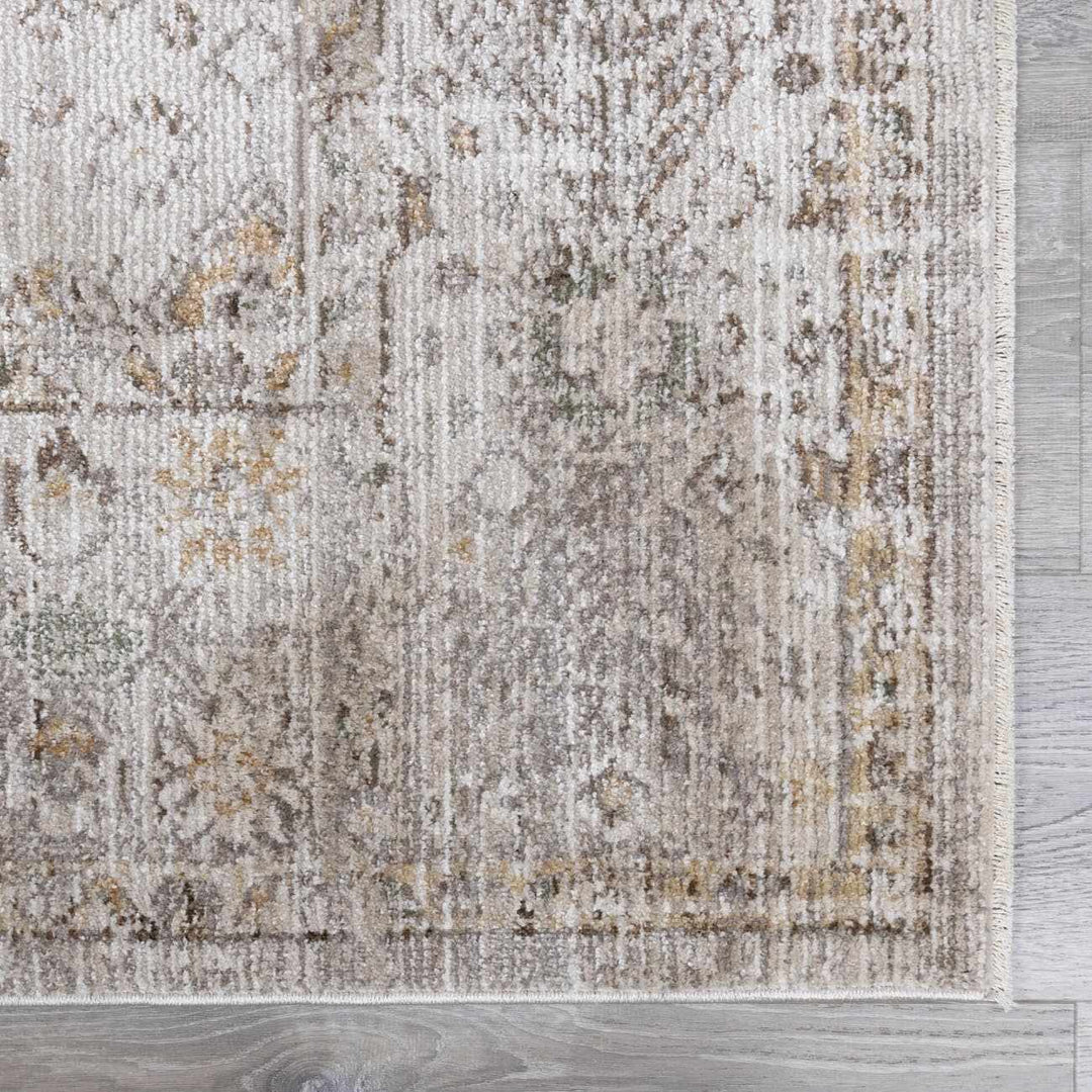 Amondi Traditional Vintage Brown And Gray Area Rug - The Rug Decor