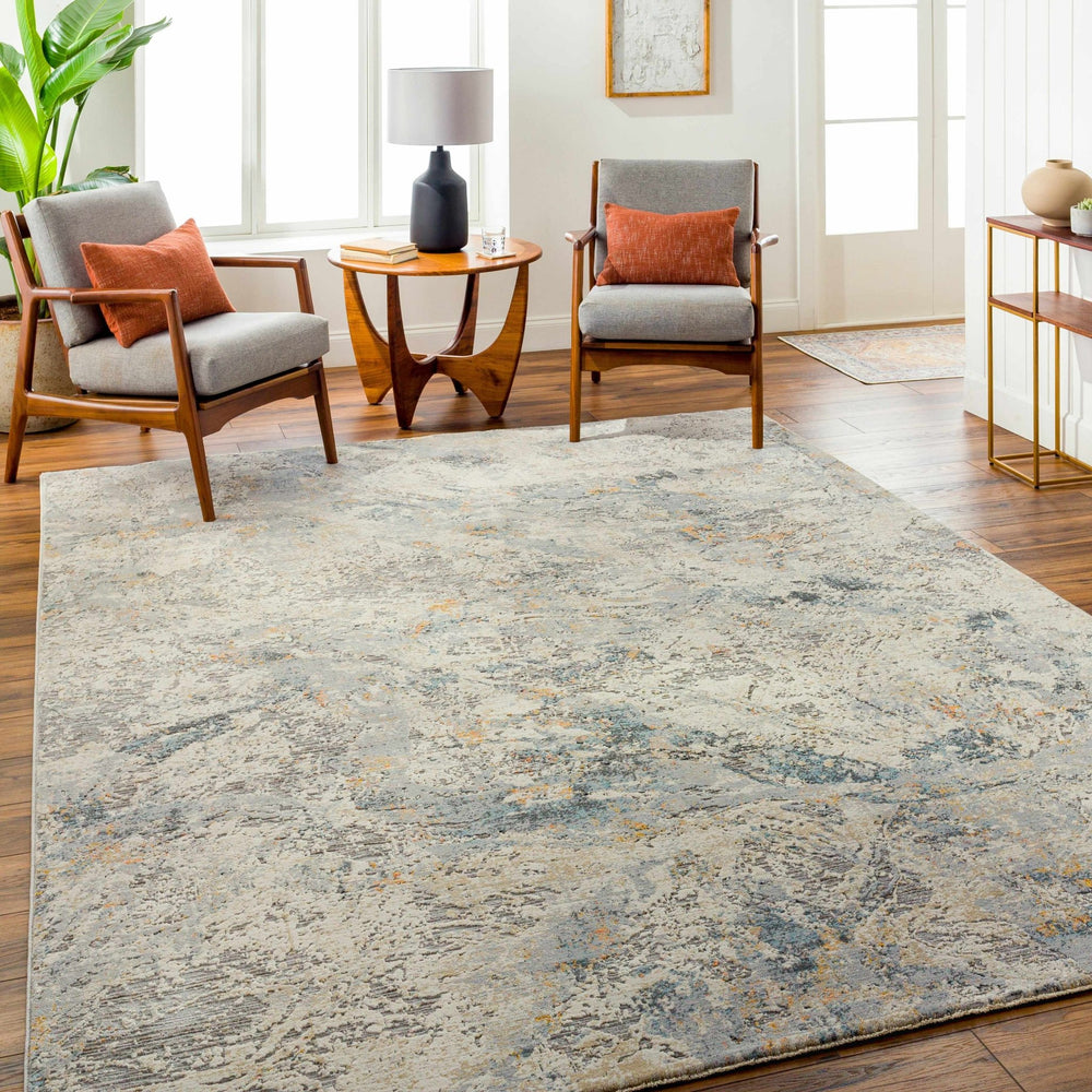 Amzie Contemporary Abstract Gray Area Rug - The Rug Decor