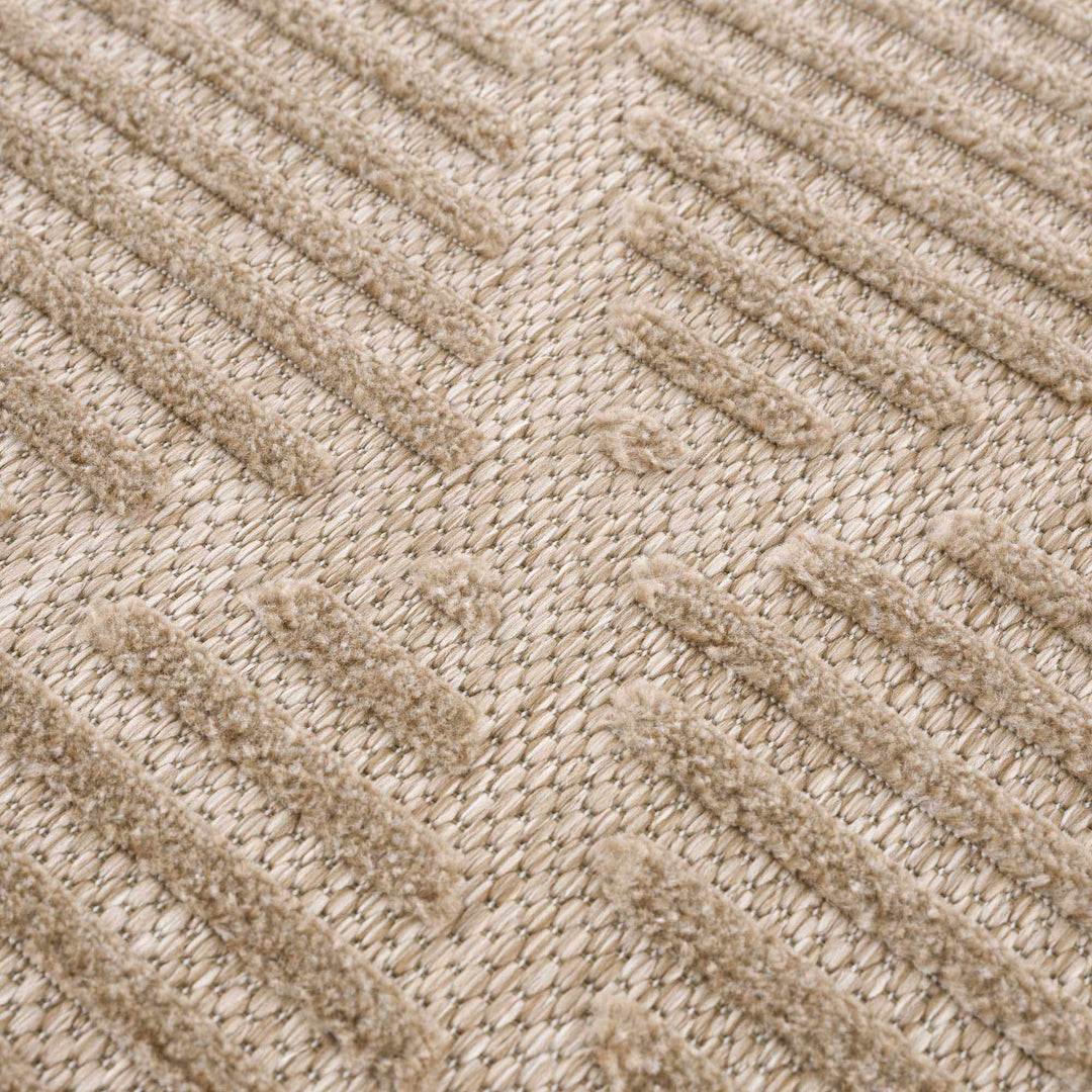 Anah Contemporary Style Tan Outdoor Rug - The Rug Decor