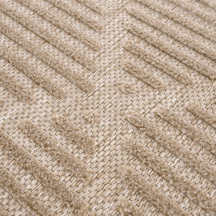 Anah Contemporary Style Tan Outdoor Rug - The Rug Decor