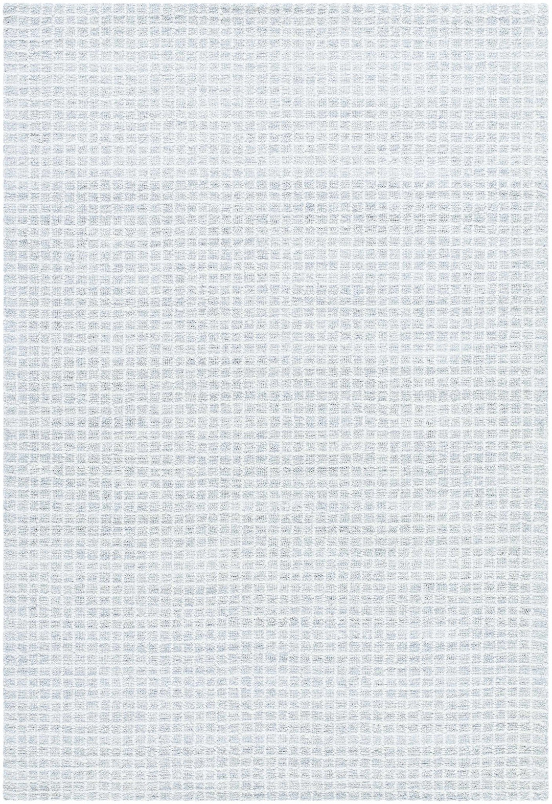 Anahid Contemporary Geometrical Design Gray And White Rug - The Rug Decor