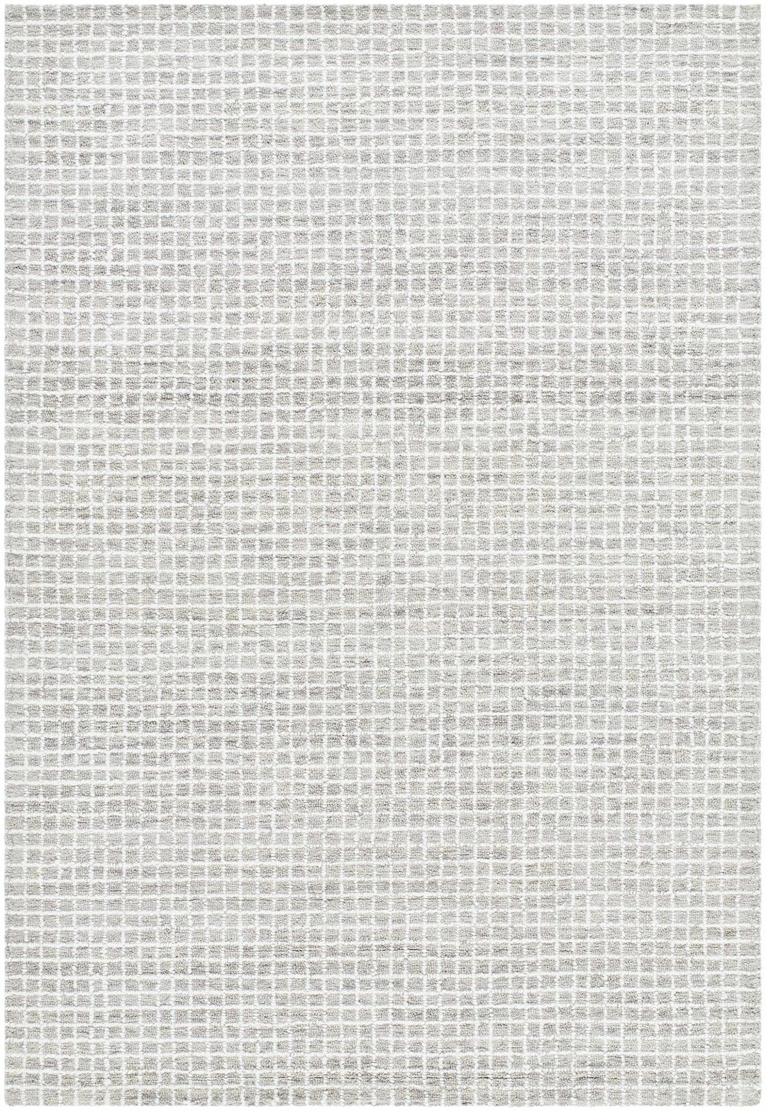 Anahid Gray And Ivory Geometrical Design Rug - The Rug Decor