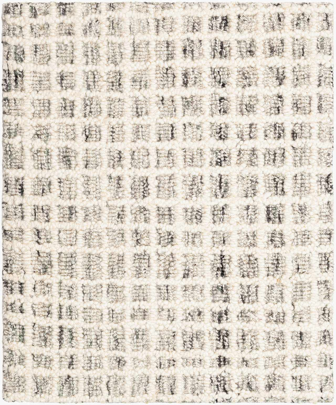 Anahid Modern Geometrical Beige Hand Tufted Wool Area Rug - The Rug Decor