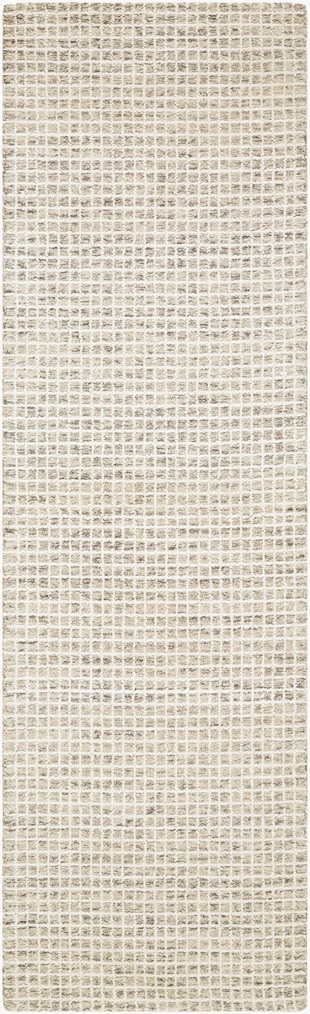 Anahid Modern Geometrical Beige Hand Tufted Wool Area Rug - The Rug Decor