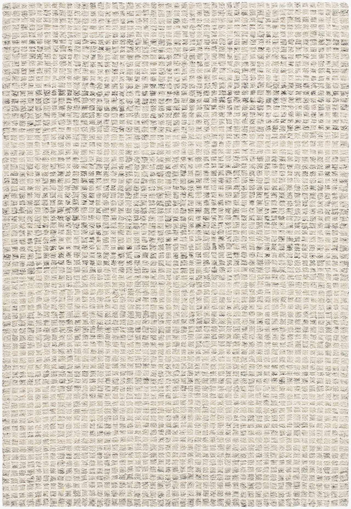 Anahid Modern Geometrical Beige Hand Tufted Wool Area Rug - The Rug Decor