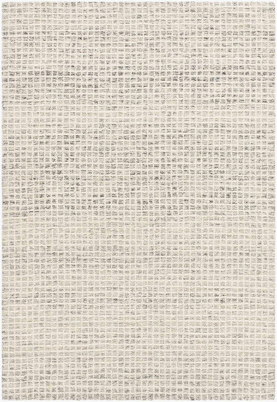 Anahid Modern Geometrical Beige Hand Tufted Wool Area Rug - The Rug Decor