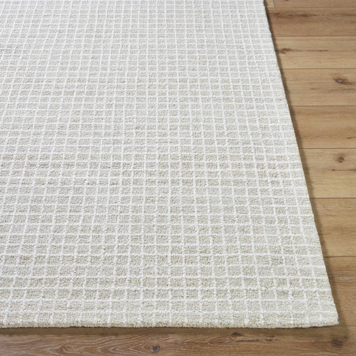 Anahid Modern Geometrical Ivory Hand Tufted Area Rug - The Rug Decor