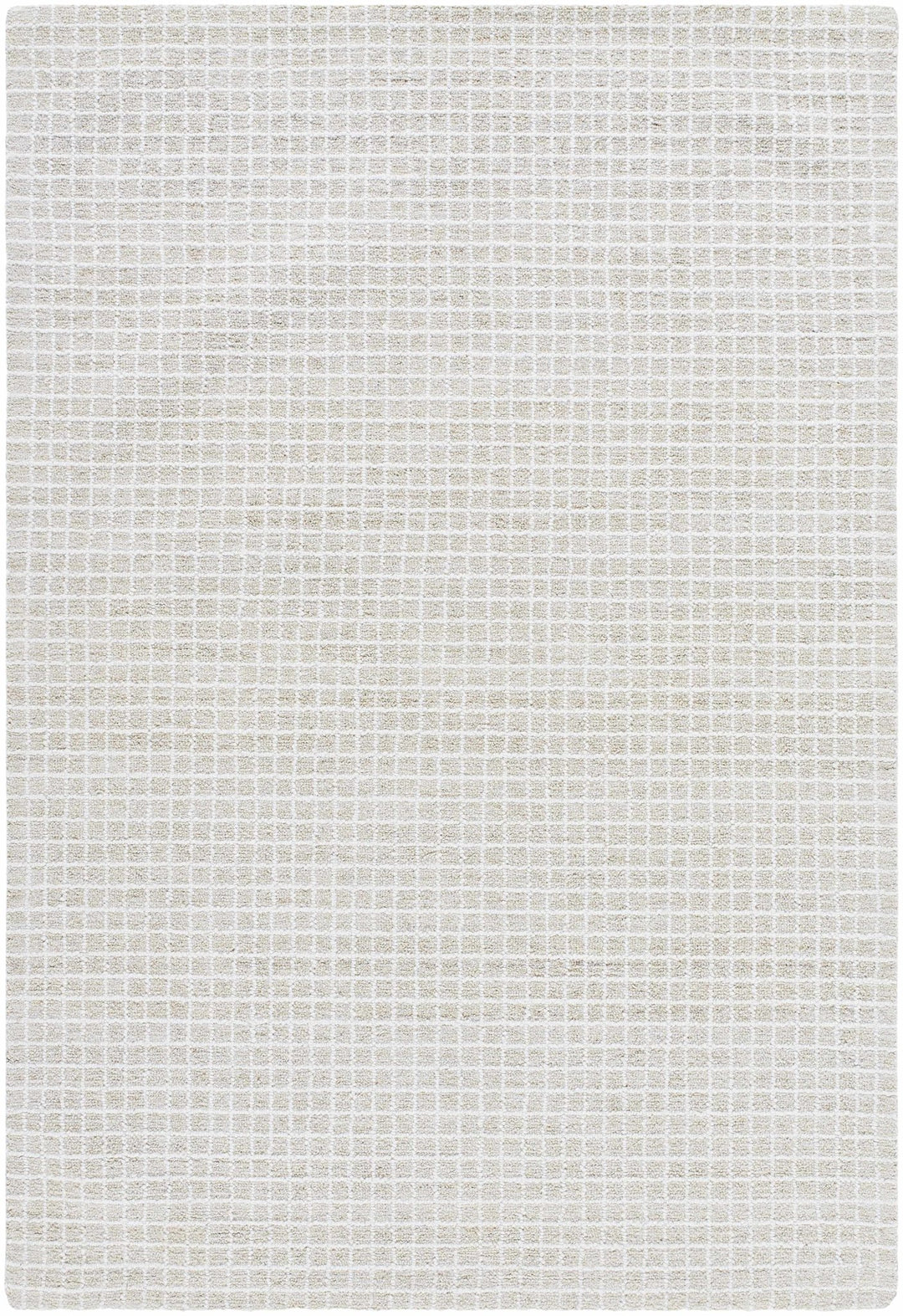 Anahid Modern Geometrical Ivory Hand Tufted Area Rug - The Rug Decor