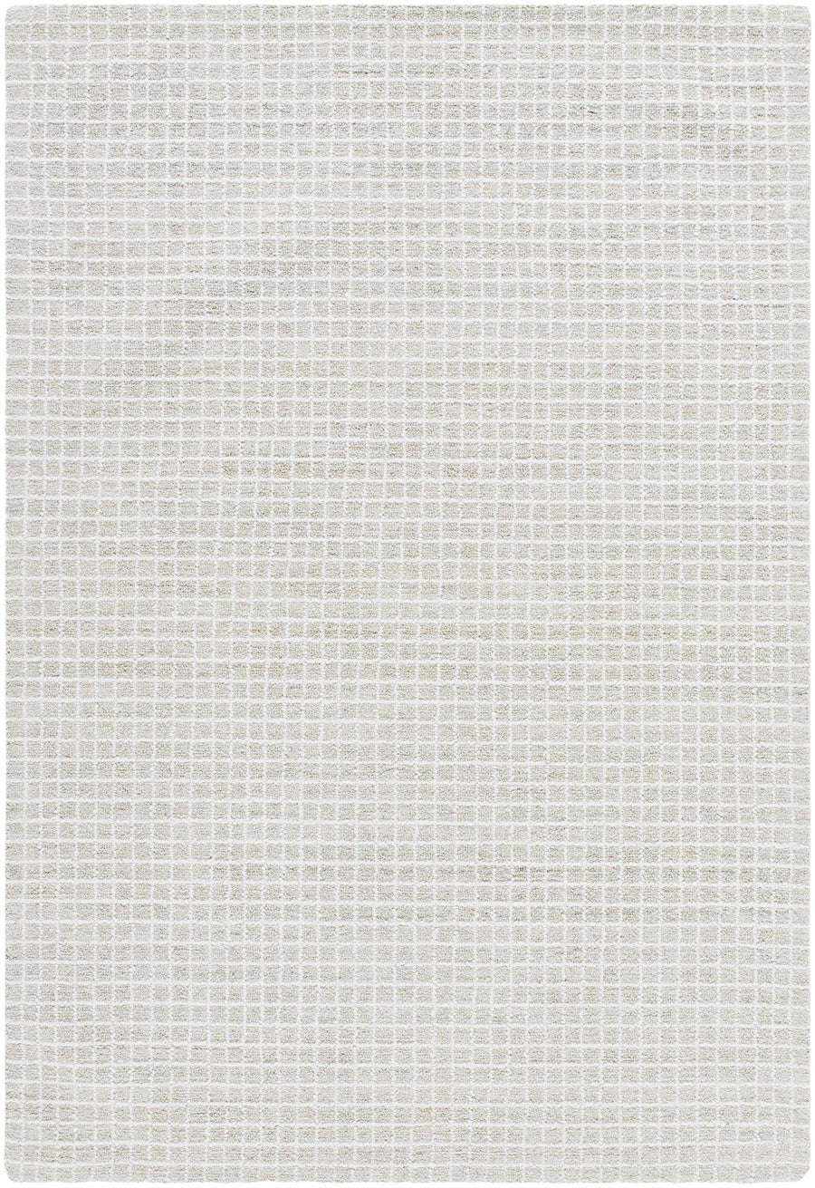 Anahid Modern Geometrical Ivory Hand Tufted Area Rug - The Rug Decor
